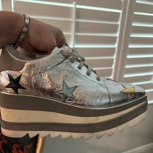 Stella McCartney star platform sneakers size 39 barely worn.